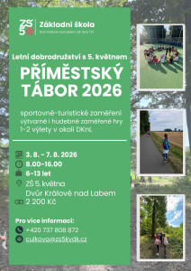 Plakát 2026 - Příměstský tábor