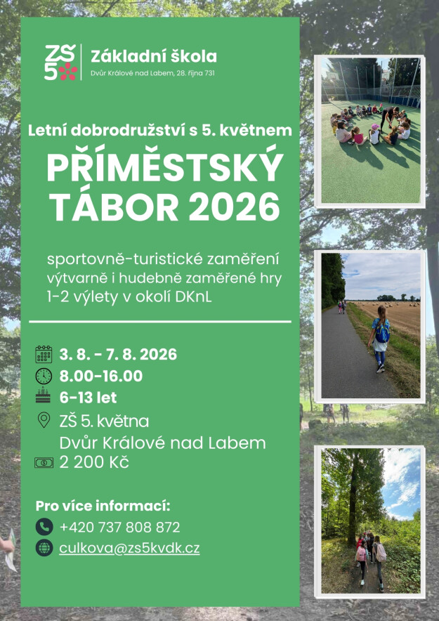 Plakát 2026 – Příměstský tábor